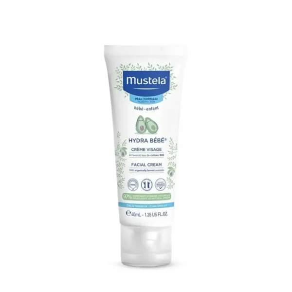 کرم هیدرا ب ب صورت موستلا Mustela حجم 40 میلی لیتر