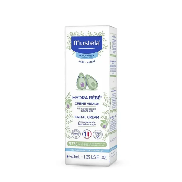 کرم هیدرا ب ب صورت موستلا Mustela حجم 40 میلی لیتر