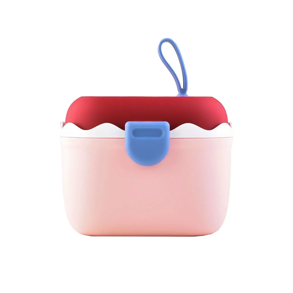 ظرف ذخیره شیر خشک رووکو Rovco پیمانه دار رنگ صورتی