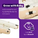 تشک گارددار الن بیبی Elen Baby طرح رنگین کمان