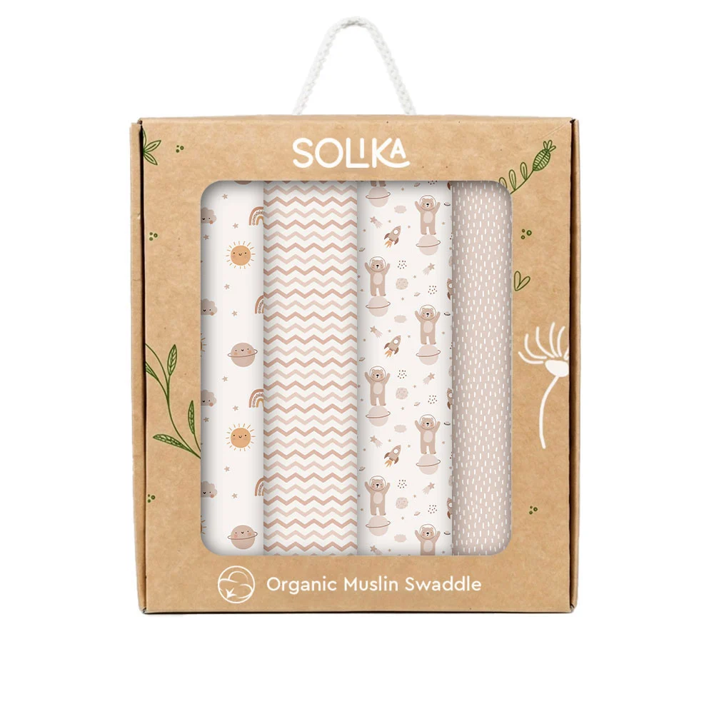 دستمال خشک کن نوزاد سلیکا وود Solika Wood تدی قهرمان