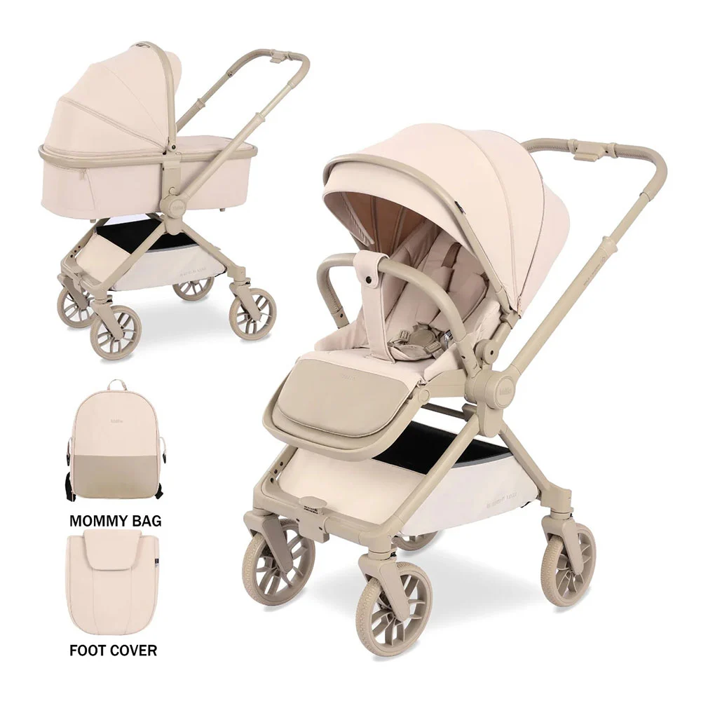 کالسکه رو به مادر شو کیدیلو Kidilo مدل D901F رنگ کرم